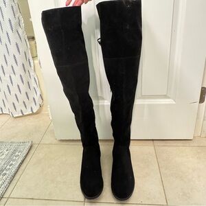 Elegant Black Over-the-Knee Women's Boots